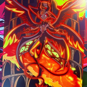 Hazbin Hotel Lucifer Poster - Etsy