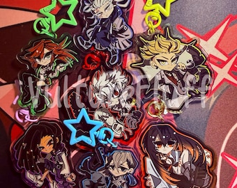 GACHI Acrylic Keychains || Rudo Enjin Zanka Riyo Amo & Jabber Inspired