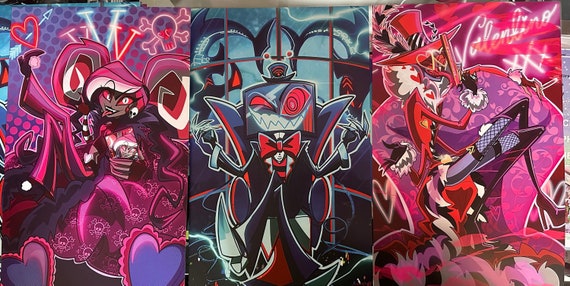 【2024年】高評価レビューアイテム特集 VOX BACK in STOCK -the Vees 11x17 Matte Art Prints | Hazbin ポスター