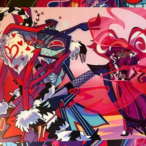 Hazbinhotel VELVETTE 8×10in サイン入りプリント Hazbin Hotel Art