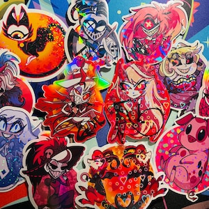 Hazbin Hotel stickers | Choose your character series 2