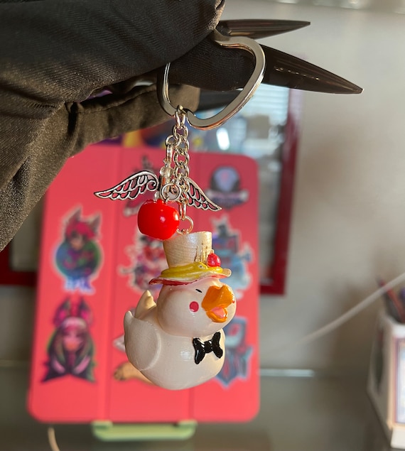 Lucifer duck keychain Hazbin Hotel Made to Order