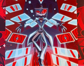 Hazbin Hotel Vox Fanart Poster - Etsy