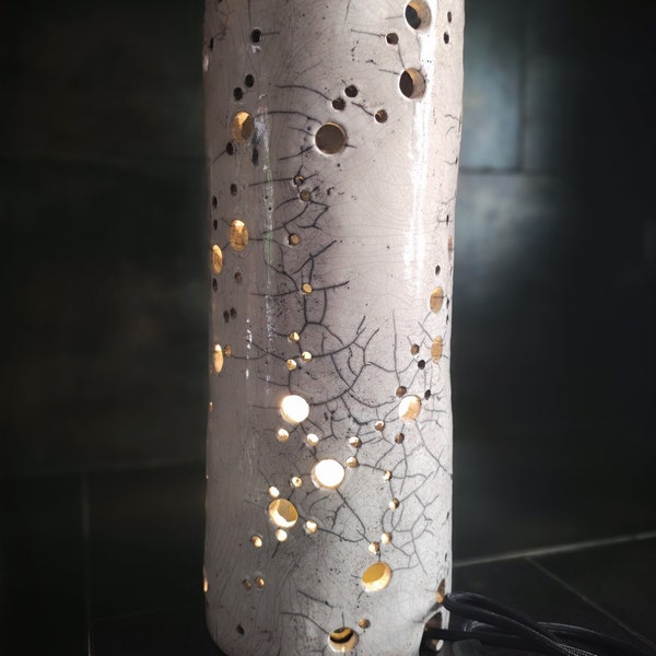 Lampe Céramique Raku - Série Constellations - Orion