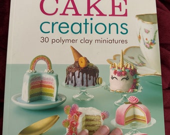 Dollhouse Book DIY How to make Miniature Cake Creations baking