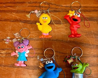 Sesame Street Abby Cadabby Girl Pink Muppet Keychain Backpack