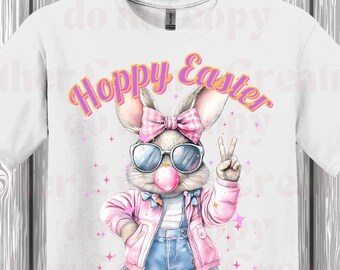 Retro Hoppy Easter design