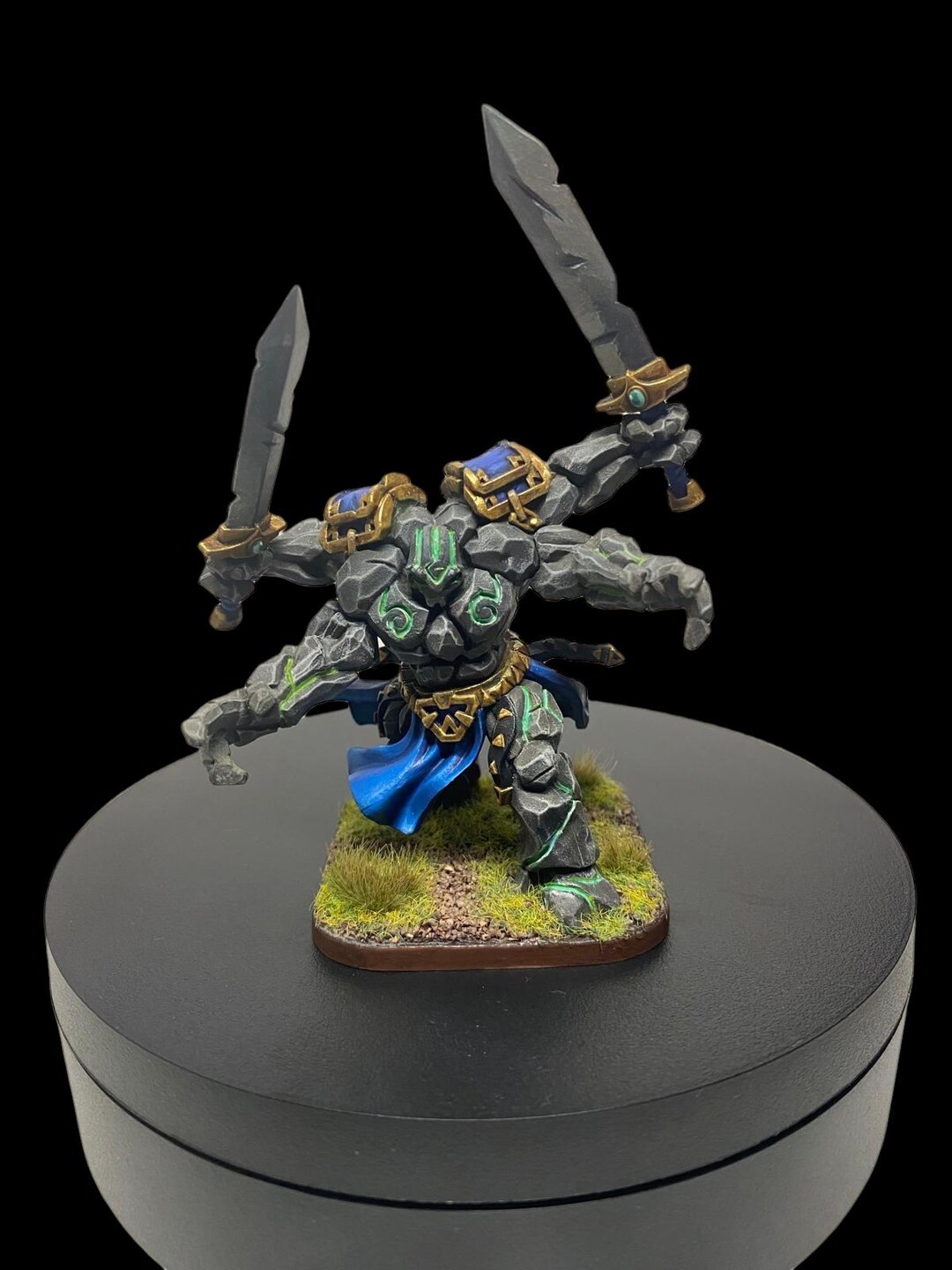 Hand-painted Rune Golem Miniature | Fantasy Tabletop RPG Figure | D&D ...