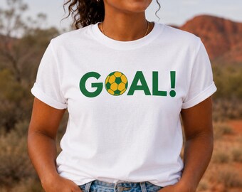 Australia GOAL! Soccer Fan Shirt, Match Day Gear, Australia Soccer Supporter Tee, The Beautiful Game Apparel, Watch Party Shirt