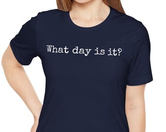 Camiseta "Que dia é hoje?", Camiseta engraçada de aposentadoria, Presente para professor aposentado, Presente de aposentadoria, Camiseta engraçada para aposentados, Camiseta de férias de verão