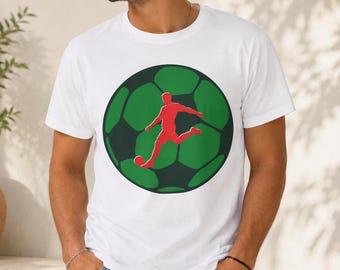 Mexico Soccer Fan Shirt | Mexico Football Fan Tee | Soccer Player Graphic Shirt | Team Colors Supporter Tee | Fútbol Fan Gift