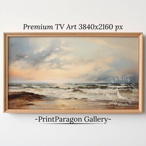 Seacoast Samsung Frame TV Art Rural Beach Scenery TV Art Country Summer Landscape TV Frame Home Decor Tropical Coast Digital Art Download