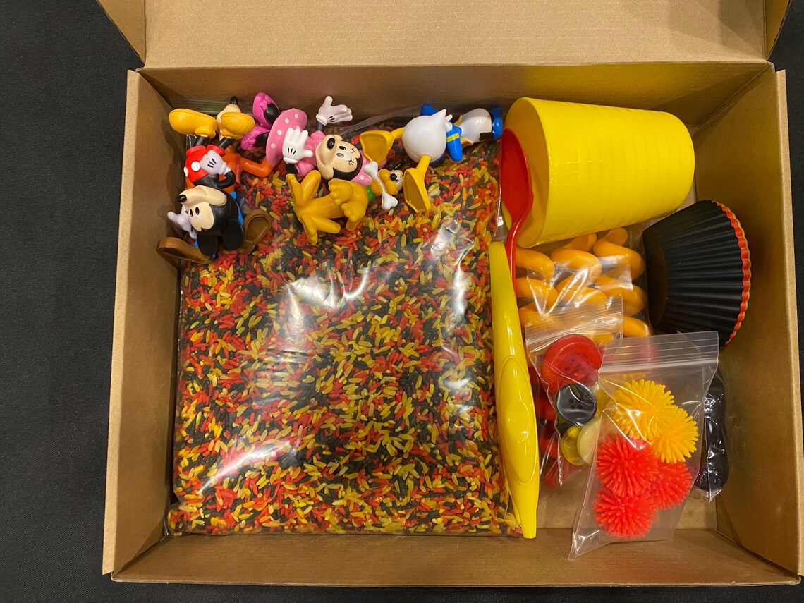 Mickey Mouse Sensory Bin Mickey Sensory Kit Kids Fine Motor Preschool ...