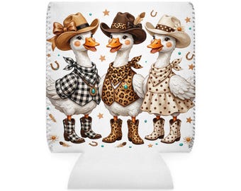 Portabevande termico Cowgirl Goose Trio / anatre western, cappello da cowboy