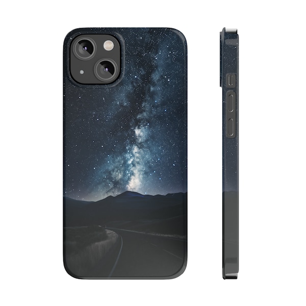 Milky Way Galaxy-Inspired Phone Case iPhone 15 14 13 12 Mini Phone Case iPhone 11 12 Pro Max XR Phone Case iPhone X XS SE Phone Case iPhone