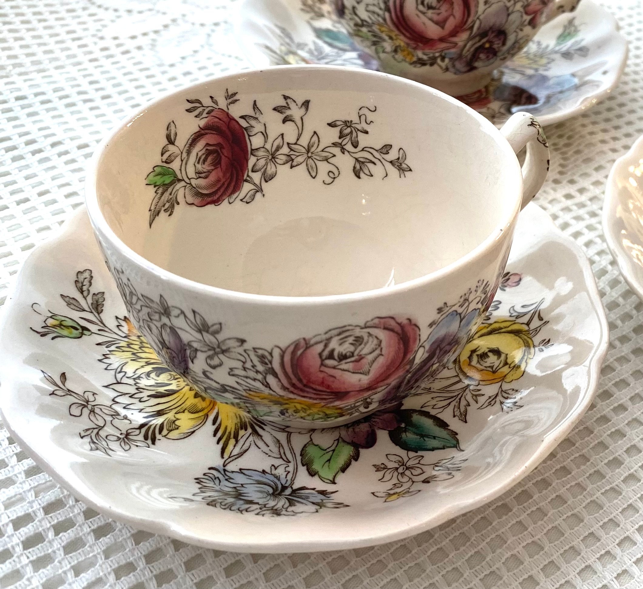 Bone China Tea Set Etsy