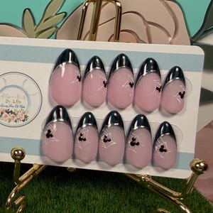 BIENVENUE DES MORTELS idiots - Gel press sur les ongles, Halloween, Phantom Manor, Manoir hanté, sur commande, Phineas, Ezra, Gus, hôtes fantômes