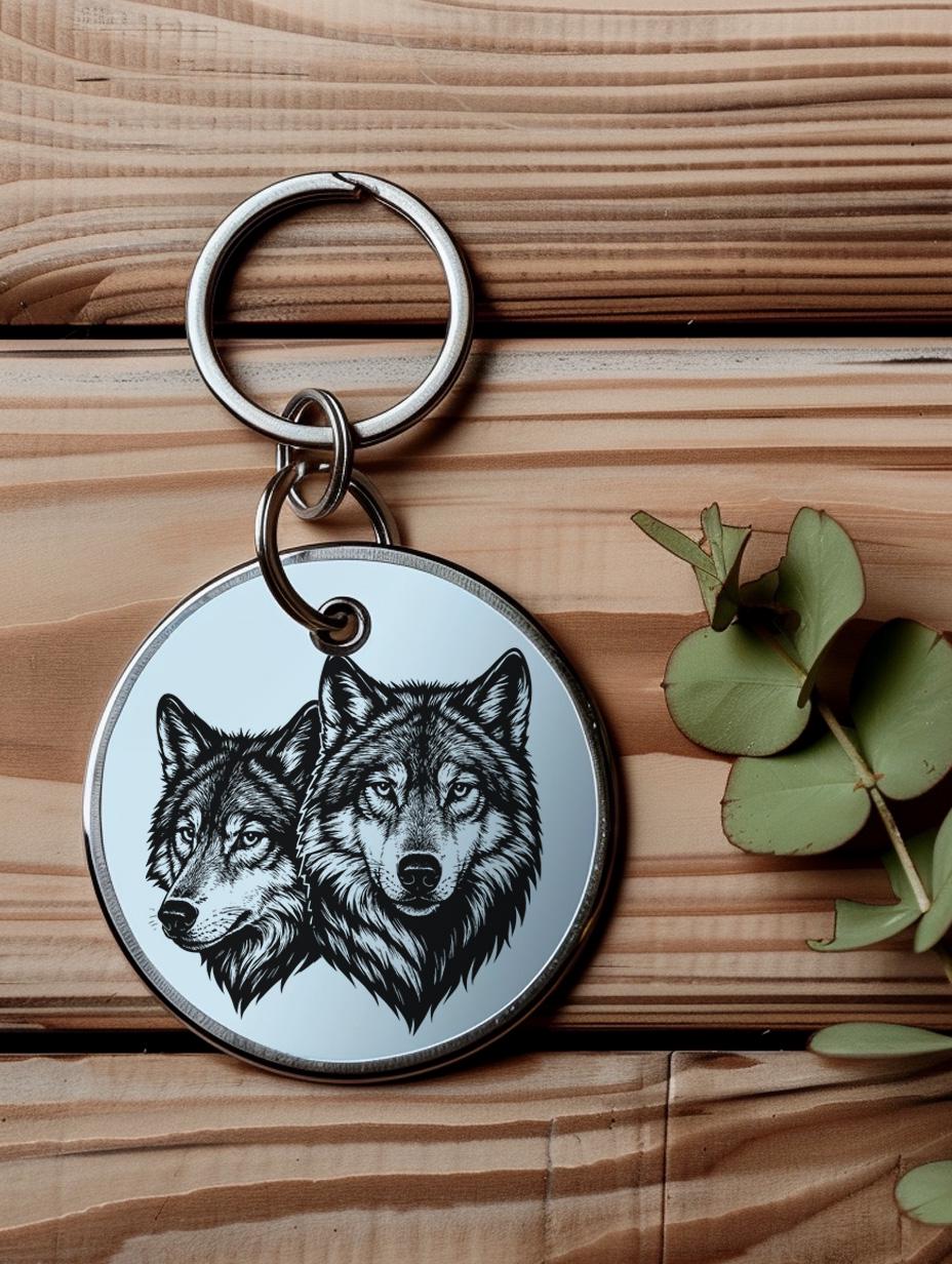 Wolves | SVG JPG PNG | Wolf Pack Download | Wolf Portrait | Two Wolves ...
