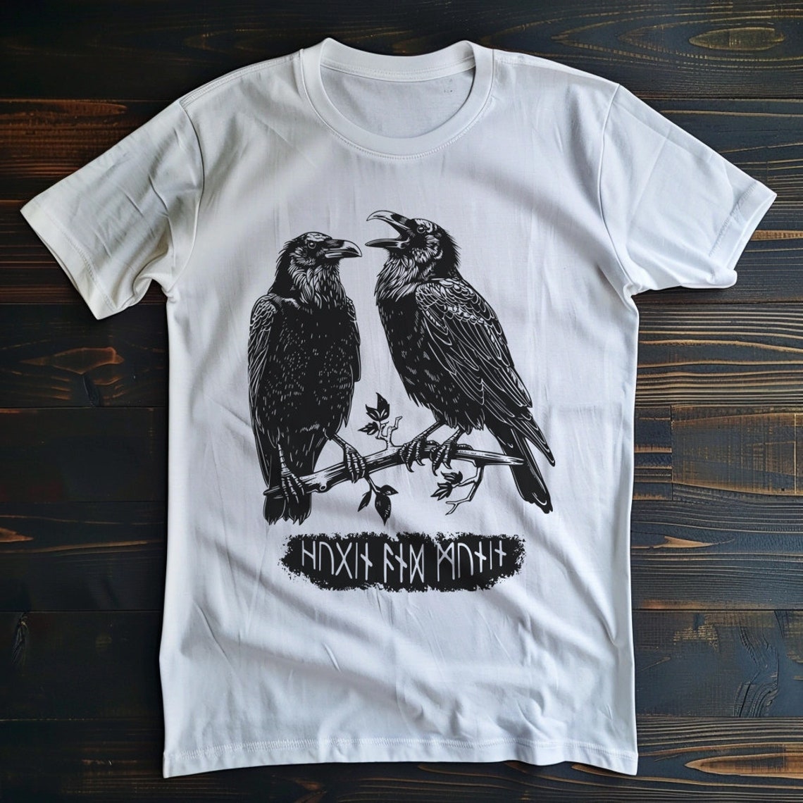 Raben | SVG JPG PNG | Hugin und Munin | Odins Raben | Rabenkunst | Rabe ...