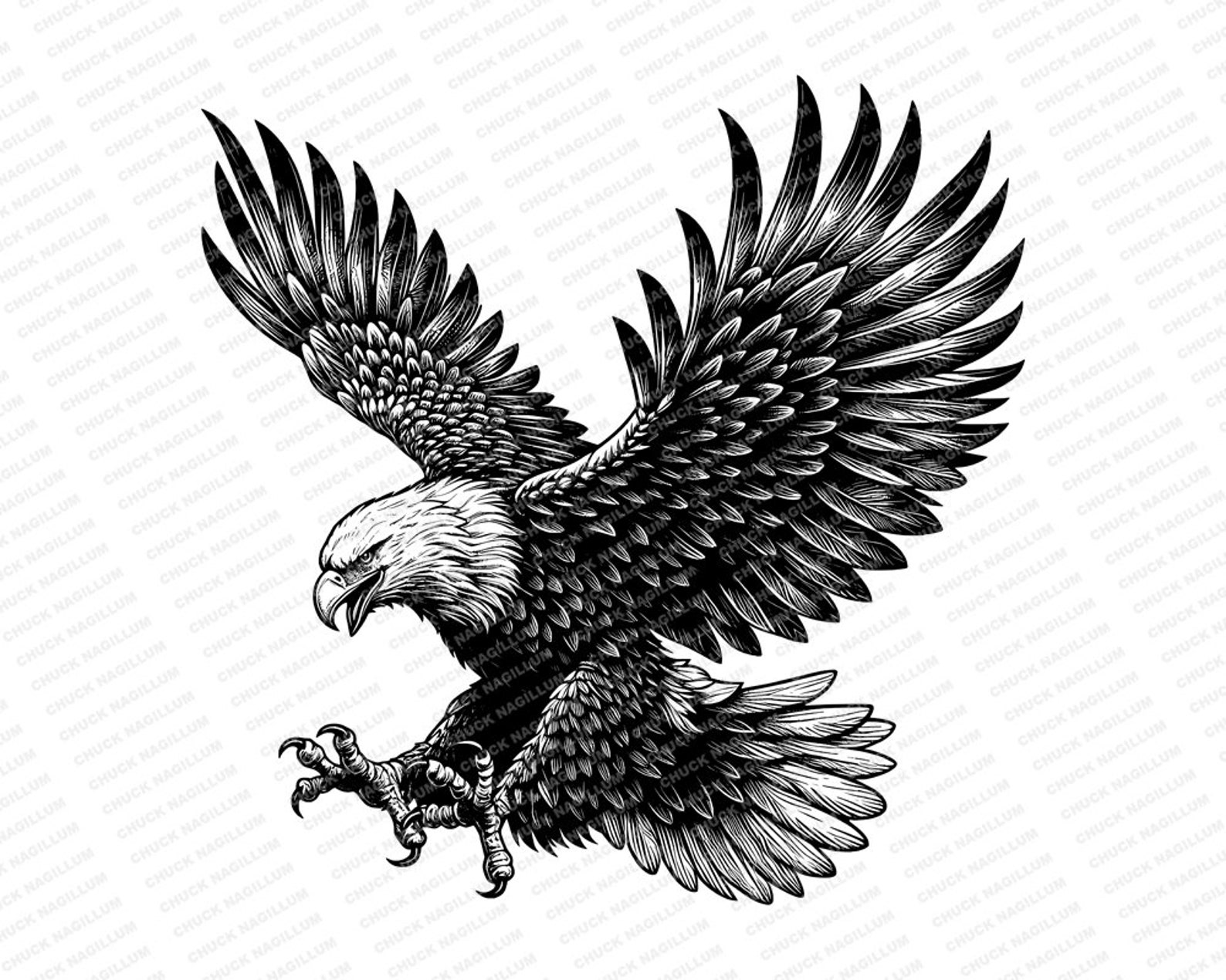 Eagle SVG JPG PNG Eagle Download Flying Eagle Eagle Art Instant