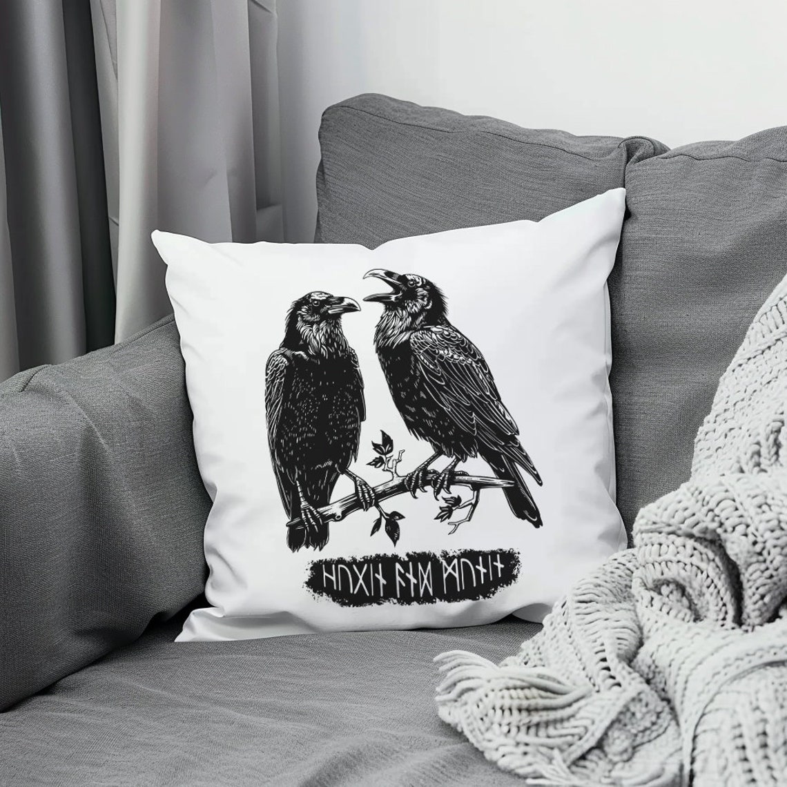 Raben | SVG JPG PNG | Hugin und Munin | Odins Raben | Rabenkunst | Rabe ...