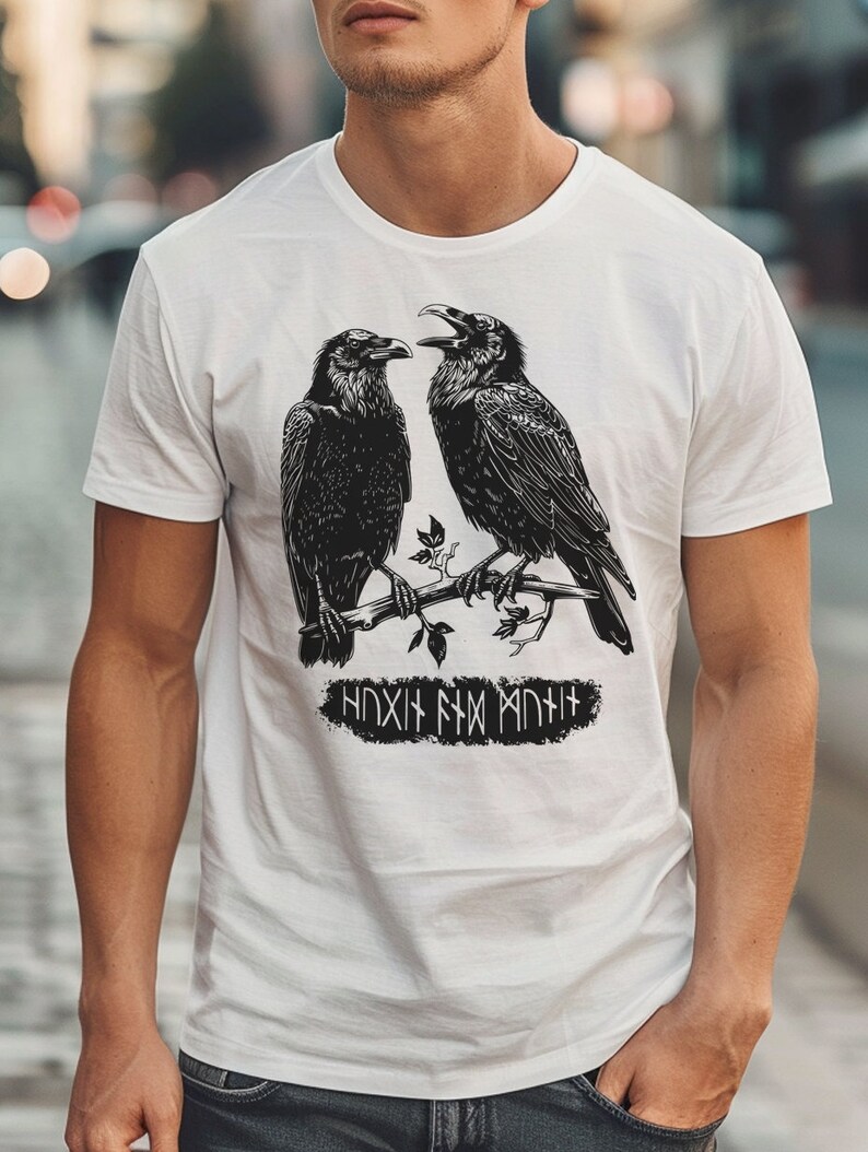 Raben | SVG JPG PNG | Hugin und Munin | Odins Raben | Rabenkunst | Rabe ...