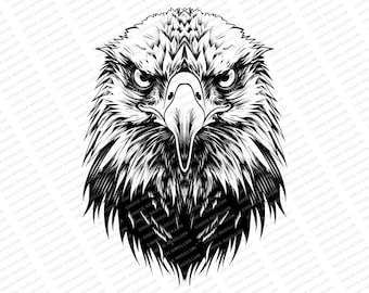 Eagle Portrait  | SVG JPG PNG | Eagle Download | Flying Eagle Design | Eagle Art | Sublimation | svg jpg png eps file