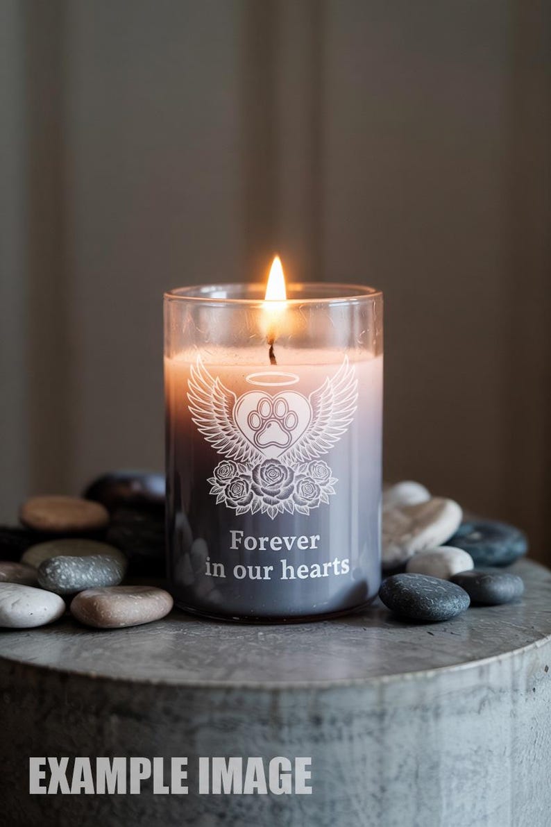 Dog Memorial | SVG PNG JPG | Pet Loss | in Loving Memory Paw Print ...