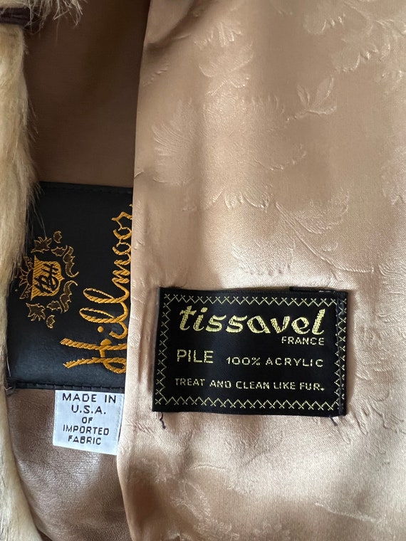 VINTAGE 60’s/70’s Hillmoor Tissavel Faux Fur Coat - image 6