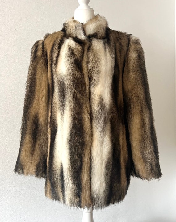 VINTAGE 60’s/70’s Hillmoor Tissavel Faux Fur Coat - image 1