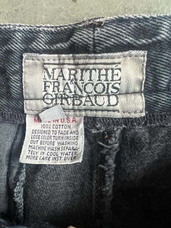 Vintage 80's Marithe Francois Girbaud paneled jeans w… - Gem