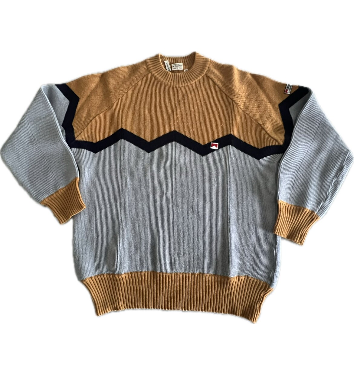 80s Marlboro Leisure Wear カーディガン 48 ブラウン Leisure Vintage 