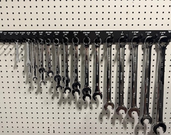 Pegboard SAE Wrench Organizer