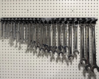 Pegboard Metric Wrench Organizer 6mm-32mm