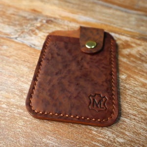 vertical snap wallet (2 pocket)