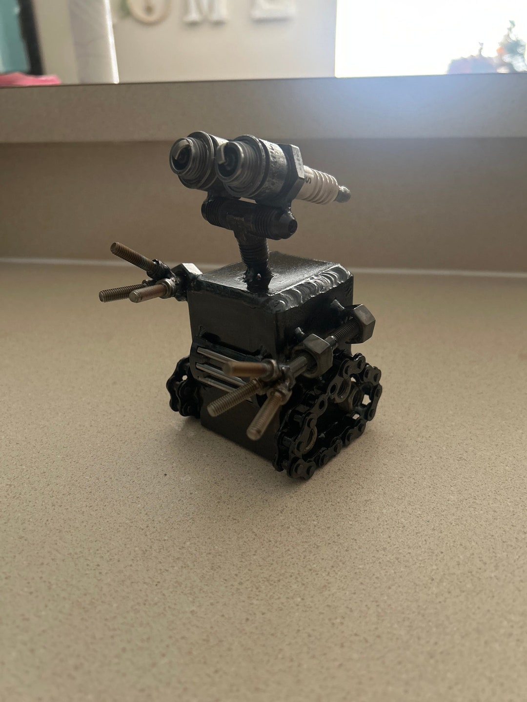Bot Computer Metal Desktop Metal Robot - Etsy