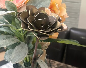 Stainless metal rose