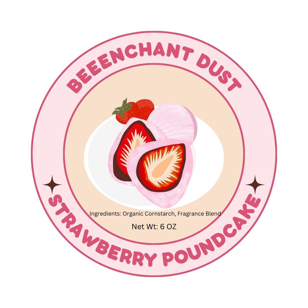 Strawberry Poundcake Perfume Dusting Powder Inspired by Bath and Body Works