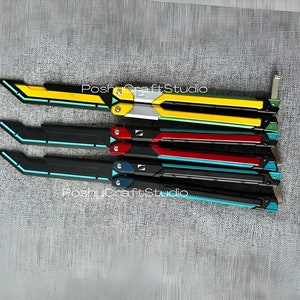 Valorant Knife RGX Yellow,Blue,Red - Best 1:1 Replica Trainer Safe Blunt, RGX 11z Pro Firefly, Knife Valorant Cosplay Gift him
