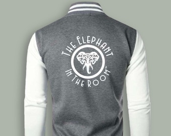 Giacca da baseball universitaria / Giacca da Letterman / Giacca da baseball universitaria / Giacca da bomber / Giacca da baseball universitaria Letterman / Giacca da elefante /