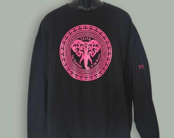 Sudadera con elefante / Amante de los elefantes / Sudadera con capucha de elefante / Sudadera con capucha diseñada a mano / Sudadera de cuello redondo / Igualdad / Unidad / Sudadera con capucha más vendida