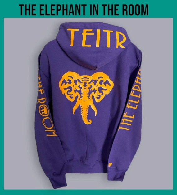 Elephant Sweatshirt Elephant Lover Elephant Hoodie Hand Designed Hoodie Fleece Zip up Hoodie Equality Unity Best Selling Hoodie Etsy UK