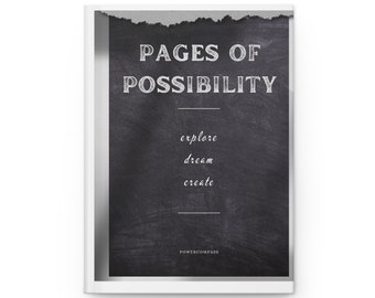 Pages of Possibility: Hardcover Journal inspirational