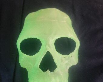 Call of duty Modern Warfare 2 Ghost Mask 3D Print cosplay Glow In The Dark en verschillende kleuren.