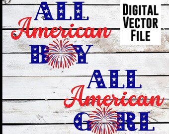 All American boy & girl *Digital Download*