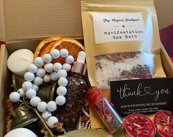 Witchy Spa Gift Set, Gifts For All Occasions , Bath Gift Set, Gift Sets, Manifesting Spa Kit