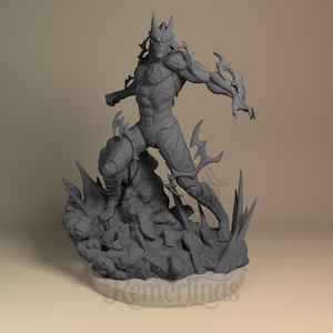 Kaiju No. 8 – Monster Transformation Pose by Nomnom Figures – 29.6 μm resolution