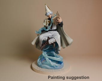 Qifrey – Enchanted Hat Workshop | 1/12 Resin Garage Kit Figure | Unpainted 3D Print | Nomnom Figures