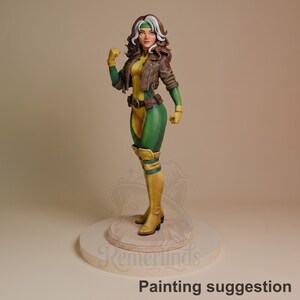Crimson Drifter – Mutant Heroes | Kit di modellismo in resina 1/6 | Stampa 3D da assemblare e dipingere | Tanuki