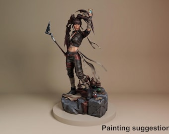 Sciel - Expedition 33 | 1/6 Scale Resin Figures | Unpainted 3D Printed Figure | Bulkamancer